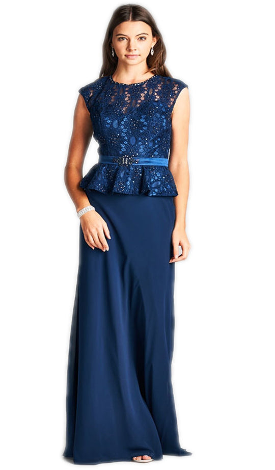 Lavish Lace Sheath Mother of Bride Dress