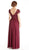 Applique A-line Mother of Bride Dress