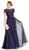 Applique A-line Mother of Bride Dress
