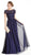 Applique A-line Mother of Bride Dress