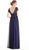 Applique A-line Mother of Bride Dress