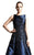 Park 108 - M184 Crystal Beaded Bateau A-line Dress