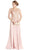 Sequined Floral Lace Mother of Bride Dress