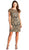 Applique Bateau Sheath Mother of Bride Dress