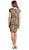 Applique Bateau Sheath Mother of Bride Dress