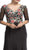Floral Embroided Mother of Bride Dress