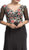Floral Embroided Mother of Bride Dress