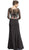 Floral Embroided Mother of Bride Dress