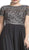 Bedazzled Bateau Mother Of Bride Dress