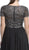 Bedazzled Bateau Mother Of Bride Dress