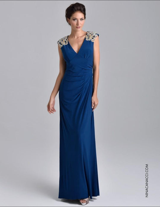 Nina Canacci - M206 Dress in Navy