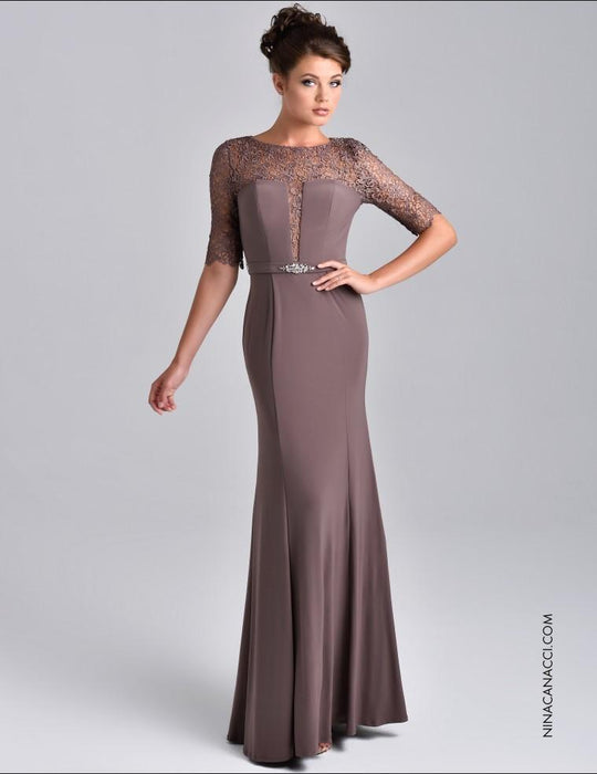 Nina Canacci - M218 Dress in Taupe