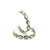 18k Yellow Gold Medium Gemstone Hoop Earrings in Amethyst