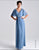 Nina Canacci - M239 Dress in Steel Blue