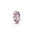 Multicolor Tourmaline Oval Stackable Ring Bands In 18K Yellow Gold