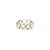 Blue Topaz Slices Stackable Ring Bands In 18K Yellow Gold