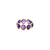 Amethyst Gemstone Stackable Ring Band in 18K Yellow Gold