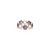 Amethyst Gemstone Stackable Ring Band in 18K Yellow Gold