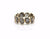 Labradorite Stackable Ring Band in 18K Yellow Gold