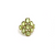 Chrome Diopside Mosaico Ring In 18K Yellow Gold