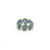 Mandarine Garnet Stackable Ring Band in 18k Yellow Gold