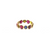 Aquamarine Gemstone Stackable Ring in 18K Yellow Gold