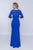 Nina Canacci - Fitted V-Neck Lace Evening Dress M301 - 1 pc Royal In Size 14 Available