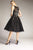 Park 108 - M313S Beaded Bateau A-Line Cocktail Dress In Black and Multi-Color
