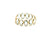 Sky Blue Topaz Stackable Ring Band in 18K Yellow Gold