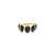 Blue Sapphire Oval Ring in 18kt Yellow Gold