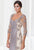 Terani Couture - M3849 Lace Sweetheart Mermaid Dress in Gray and Neutral