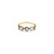 London Blue Topaz Stackable Ring Band in 18k Yellow Gold