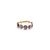 London Blue Topaz Stackable Ring Band in 18k Yellow Gold