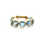 Tresor Collection - Gemstone Stackable Round Faceted Ring in 18k Yellow Gold