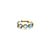 London Blue Topaz Stackable Ring Band in 18k Yellow Gold