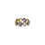 London Blue Topaz Stackable Ring Band in 18k Yellow Gold