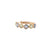 Tresor Collection - Gemstone Stackable Round Faceted Ring in 18k Yellow Gold