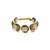 Tresor Collection - Gemstone Stackable Round Faceted Ring in 18k Yellow Gold