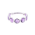 Tresor Collection - Gemstone Stackable Faceted Round Ring In 18K Yellow Gold
