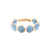 Tresor Collection - Gemstone Stackable Faceted Round Ring In 18K Yellow Gold