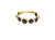 Blue Sapphire Stackable Ring Bands With Adjustable Shank In 18K Yellow Gold