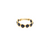 Amethyst Stackable Ring Bands With Adjustable Shank In 18K Yellow Gold