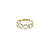 Amethyst Stackable Ring Bands With Adjustable Shank In 18K Yellow Gold
