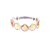 Tresor Collection - Gemstone Stackable Faceted Round Ring In 18K Yellow Gold