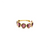 Amethyst Stackable Ring Bands With Adjustable Shank In 18K Yellow Gold