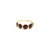 Gemstone Stackable Ring Bands in 18K Yellow Gold