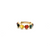 Gemstone Stackable Ring Band in 18k Yellow Gold