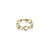 Gemstone Stackable Ring Band in 18K Yellow Gold