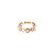 Gemstone Stackable Ring Band in 18K Yellow Gold