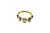 Gemstone Stackable Ring Band in 18K Yellow Gold